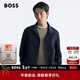 雨果博斯BOSS 【保暖里襯】男士26年春季新款常規版型全襯里立領(lǐng)夾克 深藍色 M (48)