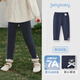JELLYBABY[7A抑菌]女童打底褲春法式花邊童裝春款寶寶褲子刺繡純棉兒童長(cháng)褲