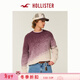HOLLISTER【時(shí)髦漸變色】美式25秋冬套頭針織衫男裝320-5077 紅色漸變 S (175/92A)