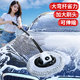 沐馳彎桿洗車(chē)拖把不傷車(chē)專(zhuān)用刷車(chē)汽車(chē)刷子軟毛專(zhuān)業(yè)可伸縮擦車(chē)工具神器 大彎桿3節伸縮合金拖把+折疊水桶