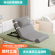 憶琳居電動(dòng)起身輔助器家用老人起床護理臥床墊起背器折疊床遙控升降靠背 灰色短款(無(wú)扶手)+電動(dòng)調節