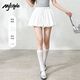 MJ STYLE花苞半身裙子女2026夏季新款高腰A字顯瘦蓬蓬裙含內襯防走光短裙