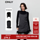 ONLY秋冬氣質(zhì)A字吊帶裙套裝收腰短裙連衣裙女|123307056 H1Z 黑色BLACK M 165/84A