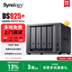 群暉（Synology）DS925+4盤(pán)位nas 雙核AMD 正品旗艦網(wǎng)絡(luò )存儲服務(wù)器 企業(yè)辦公私有云隱私保護 數據備份DS923+升級款 DS925+配8T×2塊希捷酷狼
