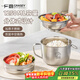 廣意不銹鋼飯盒 快餐杯 學(xué)生飯盒 泡面碗 不銹鋼碗 飯缸 便當盒GY1535