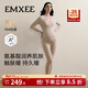 嫚熙（EMXEE）超皮孕婦秋衣秋褲套裝秋冬哺乳月子服保暖內衣 奶咖色無(wú)罩杯【中暖發(fā)熱珍珠絨】 XL