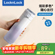 樂(lè )扣樂(lè )扣（LOCK&LOCK）保溫保冷杯彈跳蓋316不銹鋼陶瓷水杯銀灰色450ml【新年禮物】