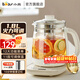 小熊（Bear）養生壺玻璃1.8升大容量智能煮茶器花茶壺家用多功能煮茶壺燒水壺恒溫水壺 保溫燒水智能電熱水壺 【316不銹鋼】長(cháng)效保溫YSH-D18H3 1.8L