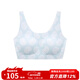 like uu風(fēng)箏內衣系列基礎隱形少女無(wú)痕內衣青春發(fā)育期文胸兒童內衣 小熊滿(mǎn)印藍 均碼 plus版（100-130斤）