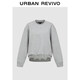 UR2026春季新款女裝潮流拼接蕾絲圓領(lǐng)寬松衛衣UWJ460010