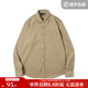 馬登工裝 美式休閑燈芯絨純棉長(cháng)袖襯衫疊穿內搭外套條絨襯衣男秋 淺卡其 L