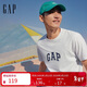 GAP男女裝2025春季新款棉質(zhì)字母logo短袖T恤常規上衣美版570044