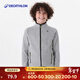 迪卡儂（DECATHLON）兒童男女加絨搖粒絨外套滑雪內膽抓絨衣沖鋒衣內膽 經(jīng)典灰-男童 165