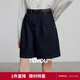 初語(yǔ)牛仔｜初語(yǔ)彈力牛仔短褲女2025夏季新款舒適中腰百搭A字熱褲 牛仔原色 29