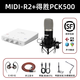 midiplusR2迷笛外置聲卡電腦手機通用網(wǎng)紅主播直播唱歌專(zhuān)業(yè)錄音配音套裝 迷笛R2+得勝PCK500+一對一精調