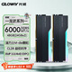 光威（Gloway）48GB(24GBx2) DDR5 6000 臺式機內存條 龍武 RGB燈條 海力士M-die CL28 星空黑