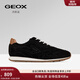 GEOX杰歐適2025秋冬新款女鞋舒適百搭厚底系帶圓頭運動(dòng)時(shí)尚休閑情侶鞋 黑色 39