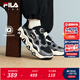 斐樂(lè )FILA兒童童鞋2025年冬季新款男女中大童運動(dòng)鞋子籃球鞋jagger 黑/鐵銹灰-BA 40