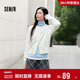 森馬（Semir）森柔|針織開(kāi)衫女冬季短款絞花肌理圓領(lǐng)毛衫打底上衣101724106001