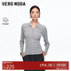 VEROMODA 針織衫2025秋冬新款收腰修身豎坑條上衣百搭325424008