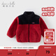 戴維貝拉（DAVE＆BELLA）針織男童外套雙面絨兒童上衣休閑女寶寶衣服冬裝新年小童外衣童裝 紅色【現貨】 110 cm（建議身高100-110cm）