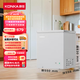 康佳（KONKA）冷柜 200升冰柜冷凍柜家用減霜抗菌一級能效節能省電冷藏冷凍可轉換單溫臥式冷柜 白色BG20JD BG20JD 200升 BG20JD
