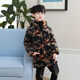 奧圣蔻四川省服兒童 加絨加厚罩衣洋氣兒童花小孩冬天衣服外穿棉服 盾牌迷彩(三層加厚) 110 (建議25-35斤)