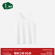 松山棉店新疆棉男士背心簡(jiǎn)約吸濕速干家居外穿運動(dòng)汗衫透氣時(shí)尚百搭打底 白色 L (男士175)