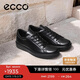 愛(ài)步（ECCO）冬季新款牛皮輕奢經(jīng)典休閑板鞋 柔酷60周年525464 黑色41