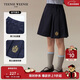 Teenie Weenie Kids小熊童裝25年新款秋季女童學(xué)院風(fēng)A版百褶短裙 藏青色 110cm