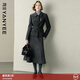 顏域羊毛毛呢短外套半身裙兩件裝女2025冬季新款職業(yè)氣質(zhì)穿搭套裝 深灰 S