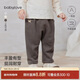 babylove嬰幼兒褲子春秋季休閑褲男女寶寶寬松大pp褲外出百搭時(shí)尚長(cháng)褲