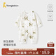 童泰（TONGTAI）嬰兒連體衣春秋季純棉寶寶長(cháng)袖哈衣兒童家居服內衣爬服綠色90cm