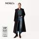 MO&Co.【秦嵐同款C+系列】大衣&針織披肩2025冬新品綿羊毛MBE4OVC006 醬紫色 S /160