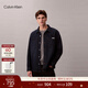 Calvin KleinJeans春秋男士美式潮流復古簡(jiǎn)約ck布標貼袋純棉牛仔襯衫外套