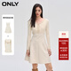 ONLY時(shí)尚針織收腰傘裙套裝短裙連衣裙女|124107001 A03 毛藝灰色WHITECAP GRAY L (170) 88A