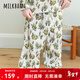 Milkbarn兒童褲子男女童長(cháng)褲夏季薄款休閑褲寶寶外出童裝 沙海之花 110 (3-4歲-參考身高100-110cm)