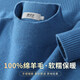 雪中飛（SNOWFLYING）秋冬時(shí)尚百搭輕奢柔軟純色休閑彈力100綿羊毛針織打底羊毛衫女