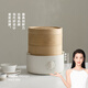 olayks立時(shí)【品牌直營(yíng)】竹籠電蒸鍋 竹木蒸籠蒸鍋 家用小型早餐機電蒸鍋竹籠多功能鍋 竹蒸籠蒸鍋 送食譜 5.2L 【加寬款】?jì)蓪?4cm寬竹籠