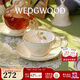 Wedgwood【新年禮物】歡愉假日咖啡杯碟陶瓷茶杯碟高顏值杯碟情侶杯 歡愉假日樹(shù)莓杯碟1個(gè)220ml
