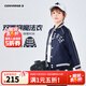 Converse匡威兒童外套新款男童秋裝兩面穿經(jīng)典格子外套中大童時(shí)尚棒球夾克 藏青藍 160 /76 【建議身高152-158cm】