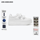 ANN ANDELMAN【白冰同款】官方直營(yíng)百搭魔術(shù)貼運動(dòng)小白鞋女厚底增高鞋 白色 36