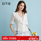 愛(ài)特愛(ài)（EITIE）氣質(zhì)干練修身薄款收腰小西裝短外套夏季新款職業(yè)裝B2403304 極光白10 XL 170