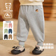 咔咔熊貓男童褲子秋裝嬰兒寶寶衛褲春秋兒童運動(dòng)長(cháng)褲女童秋裝休閑褲小童裝