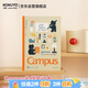 國譽(yù)（KOKUYO）B5/40張/8mm點(diǎn)線(xiàn)Campus插畫(huà)師無(wú)線(xiàn)裝訂本軟抄本學(xué)生筆記本子 文具派對 1本裝 WCN-CNB14E28