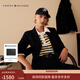 Tommy Hilfiger25秋冬新款女裝商務(wù)休閑青春學(xué)院徽章刺繡翻領(lǐng)修身西裝外套 藏青色C1G XS 32