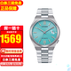 西鐵城（CITIZEN）手表自動(dòng)機械男士腕表商務(wù)休閑防水日期顯示經(jīng)典情人節送禮推薦 NJ0151-88M 冰藍色盤(pán)+二代