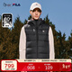 FILA 斐樂(lè )官方男士羽絨馬甲2025冬網(wǎng)球運動(dòng)基礎保暖連帽外套