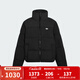 阿迪達斯（adidas）三葉草羽絨服女裝2025冬季新款運動(dòng)服保暖鴨絨面包服立領(lǐng)夾克外套 KC2659 /黑色 L