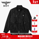 BOY LONDON時(shí)尚復古潮流春季情侶款朋克休閑提花夾克外套N23030 黑色 M